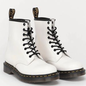 Dr. Martens white 1460 8-Eye boots  Womens Size 5/Girl 3